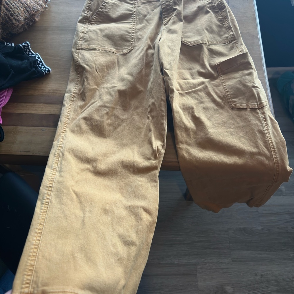Tan/Yellow Cargo Pants